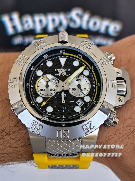 INVICTA SUBAQUA Yellow 50 mm, Инвикта нов мъжки часовник