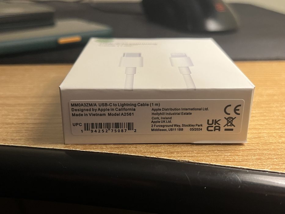 cablu iphone apple lighting - type C, C - C