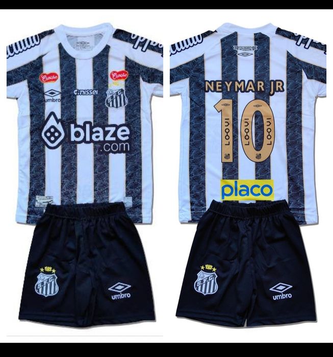 NEYMAR JR детско юношески футболни екипи САНТОШ сезон 2025-26 година