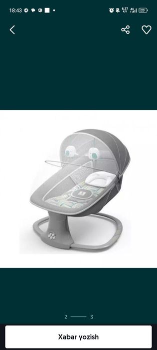 Elektron lulka 0 oydan 2 yoshgacha boʻlgan bolalar uchun