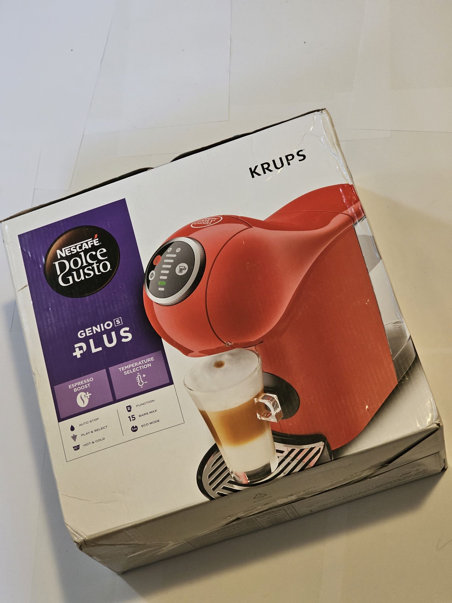 Espressor cu capsule Krups NESCAFE Dolce Gusto Genio S KP340510, 1500W  Constanta •