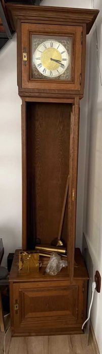 Ceas de podea vintage (pendulă grandioasă-mecanism, lemn)