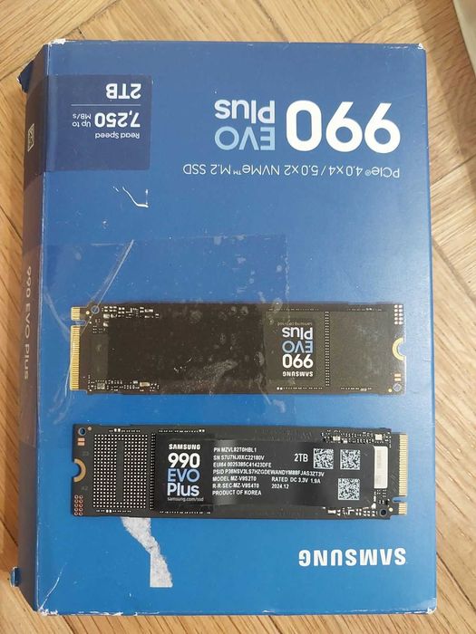 2TB M2 Nvme Samsung 990 Evo Plus PCIe 4.0 (НОВ)