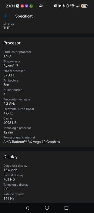 Asus TUF Gaming FX505D