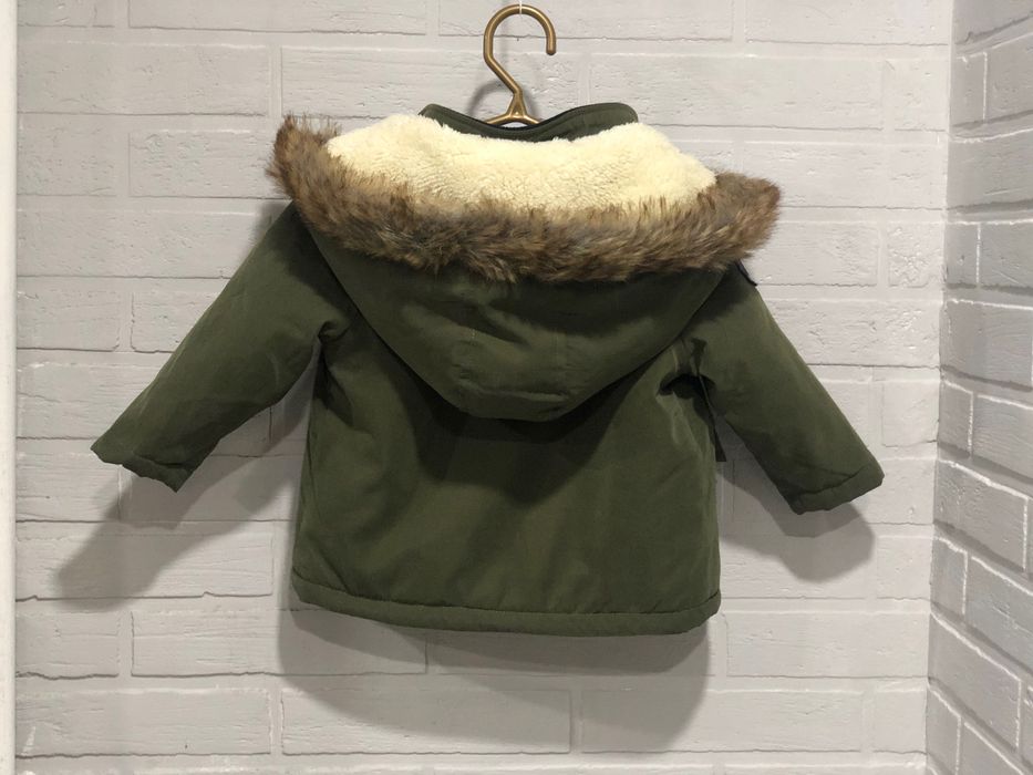 Куртка парка на мальчика 9-12 месяцев