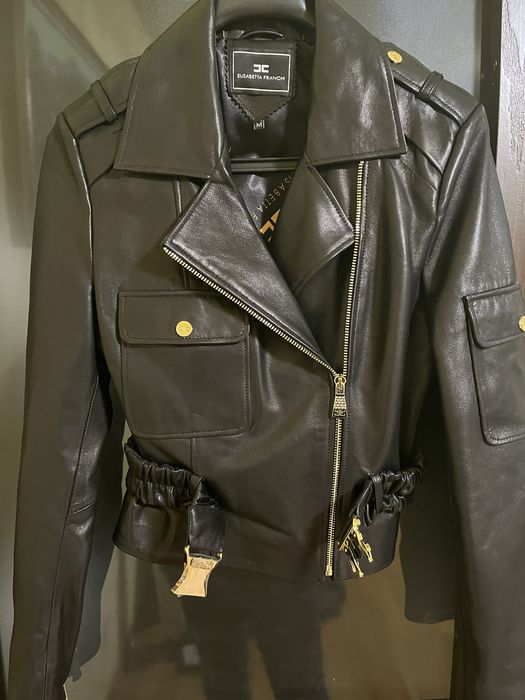 Естествена кожа яке -Elizzabeta Franchi