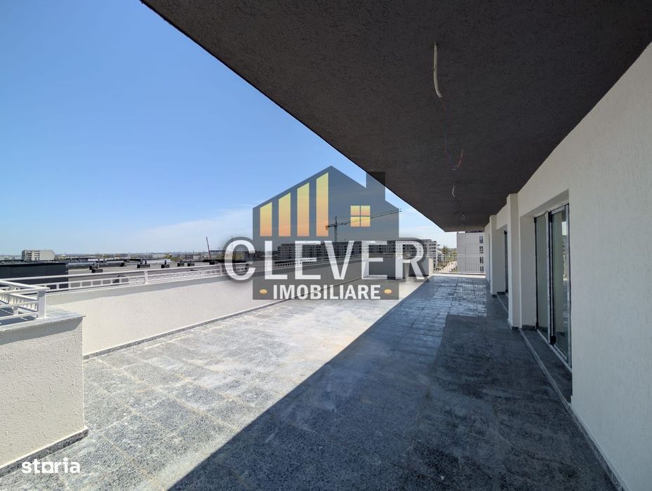 Penthouse exclusivist cu terasa de 82 mp si living de 60 mp – Pallady