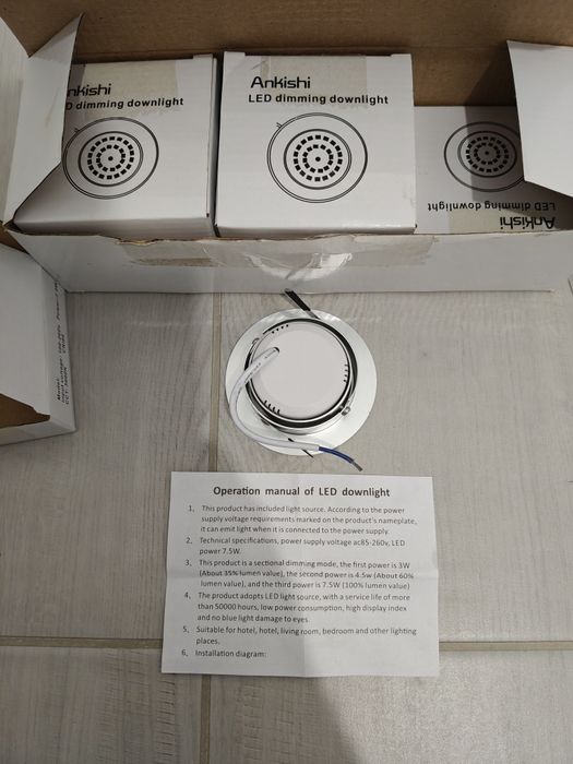 Spot-uri LED 7,5W noi