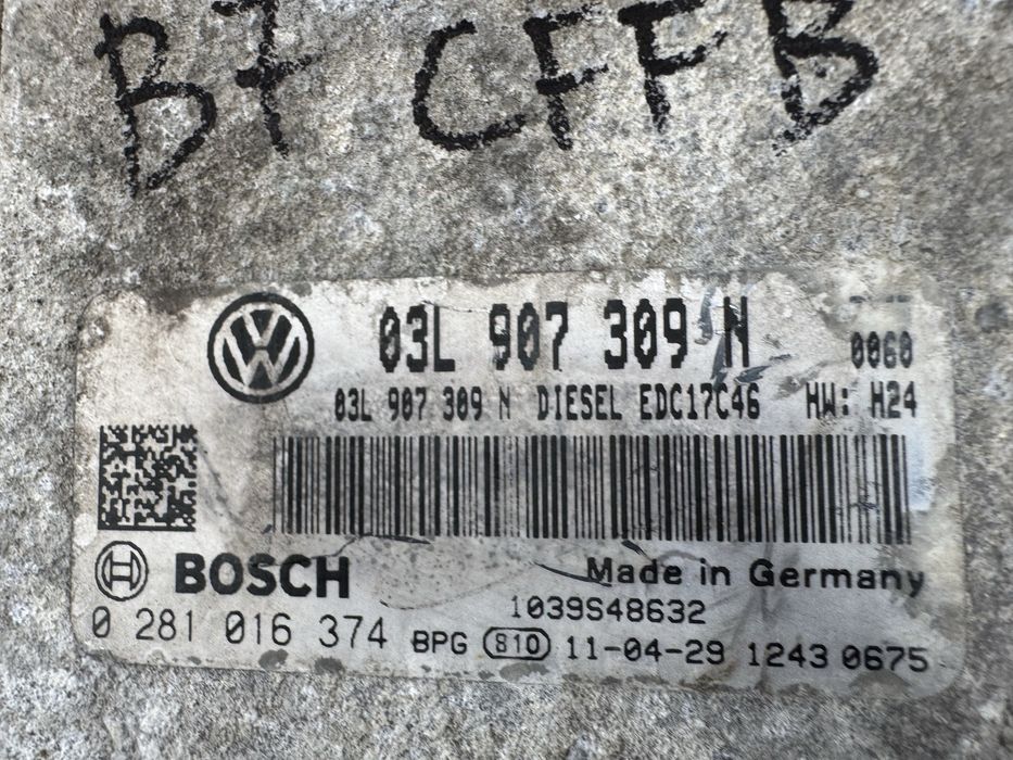 Kit pornire passat b7 cc tiguan ECU imobilizator calculator confort