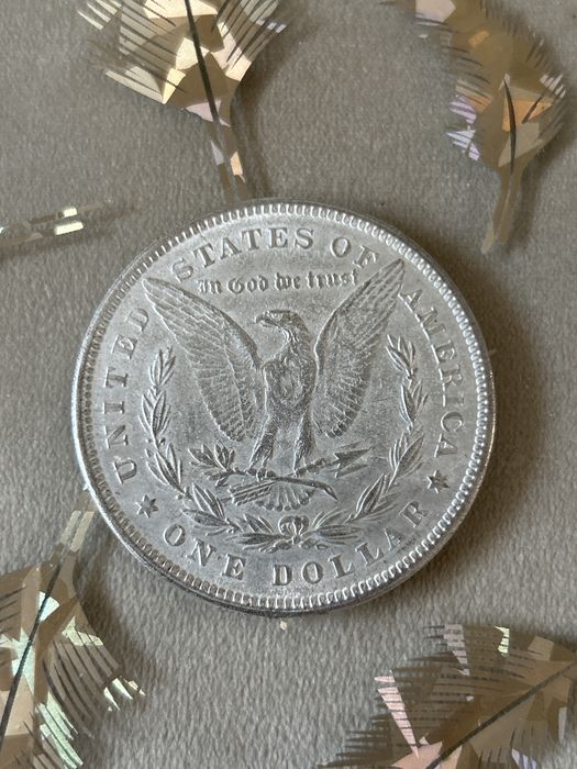 Американска сребърна монета Morgan one dollar