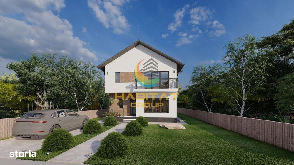 Vila individuala 4 camere- 425mp curte