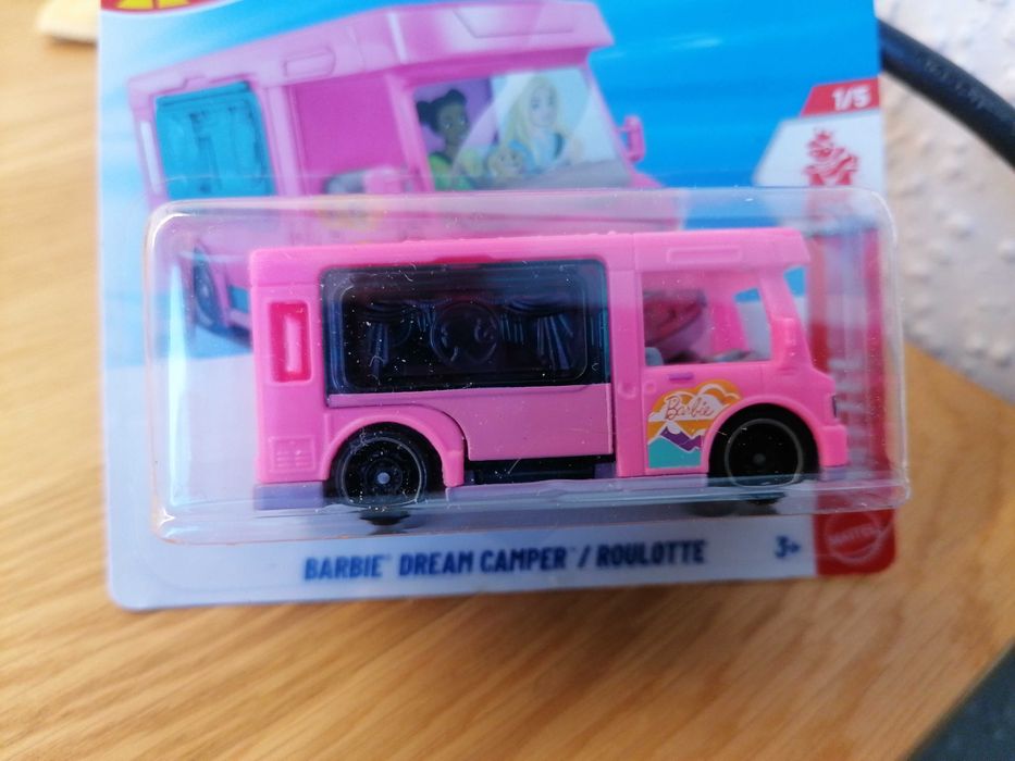 Hot Wheels Barbie + HW Screen Time – 4 бр.