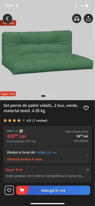 Vând perne canapele paleți