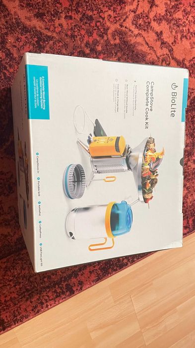 Set Biolite CampStove 2+ cu acumulator 3200mAH , oala KettlePot