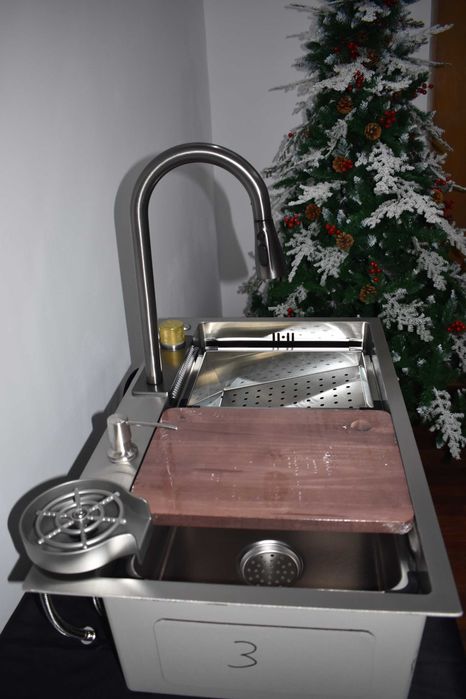 REDUCERE Chiuveta bucatarie multifunctionala 75x45 - Transport gratuit