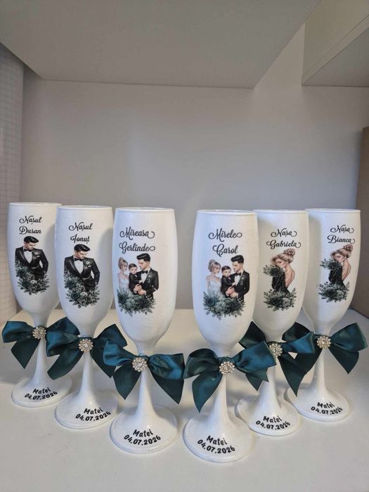Pahare nunta botez personalizate