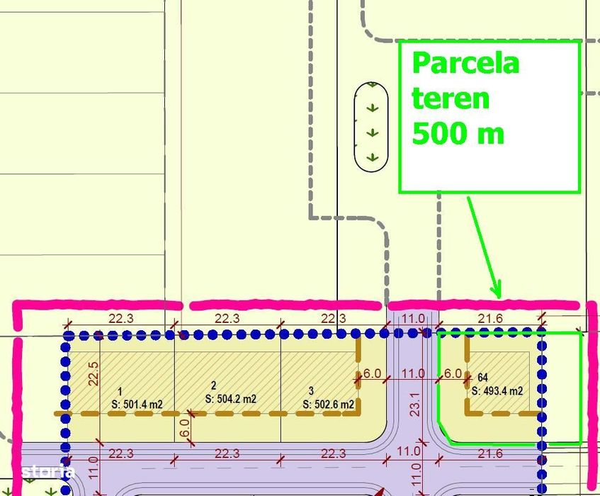 Parcela teren intravilan 500 mp cu Puz si curent in Gepiu