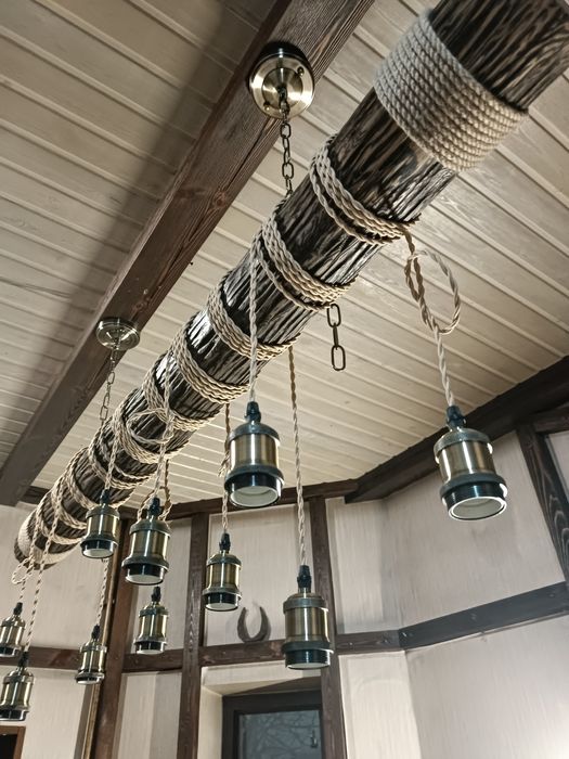 Люстра-балка под старину.