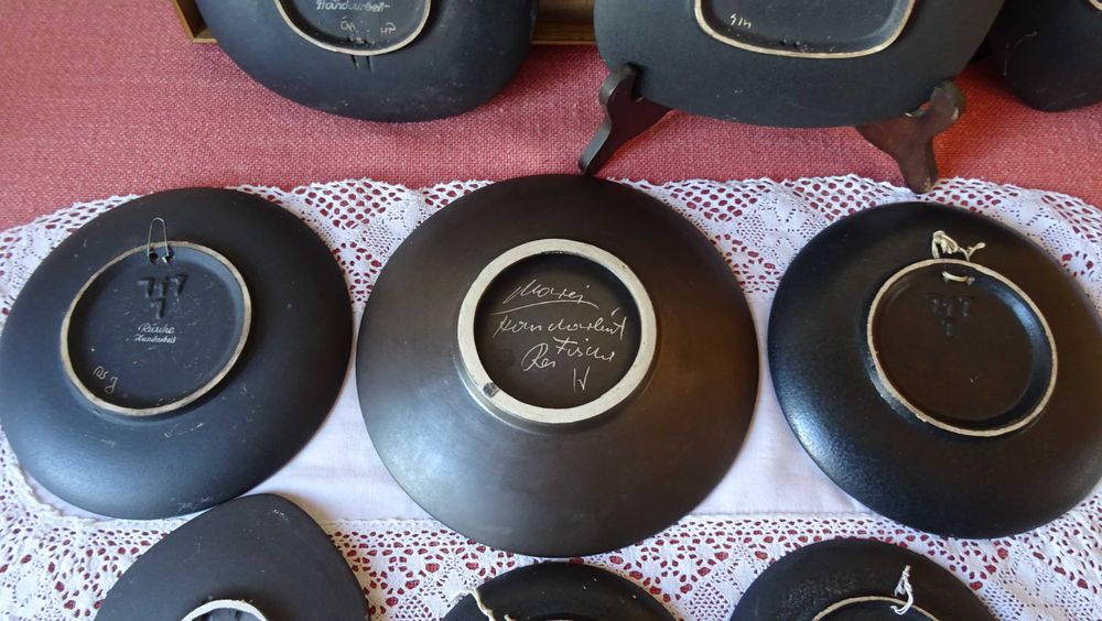 Чинии за стена художествена керамика Ruscha handarbeid 1951-1970г