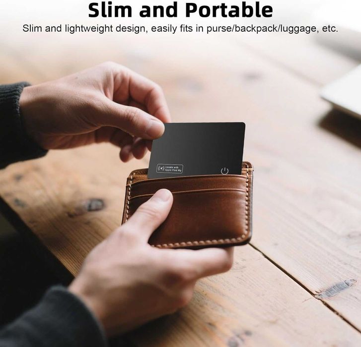 Смарт карта тракер 1.6 мм за портфейл Apple Find My (iOS)