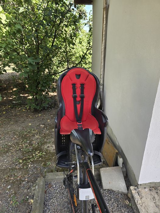 Scaun bicicletă copii Hamax – stare excelentă, complet cu sistem de prindere