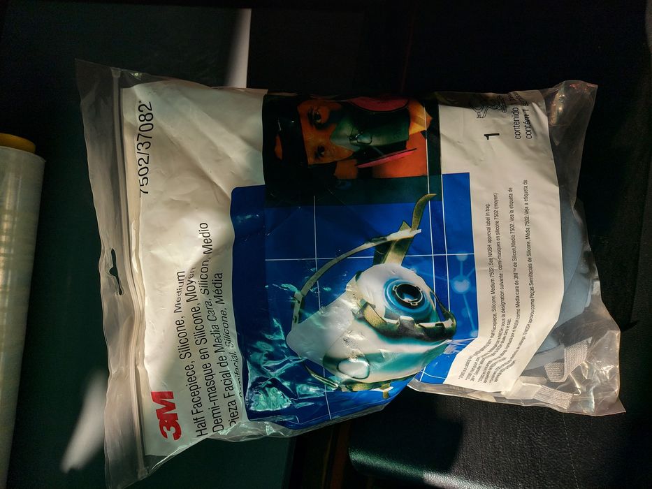 Многоразовые Респиратор 3М 7502 маска  100% Защита