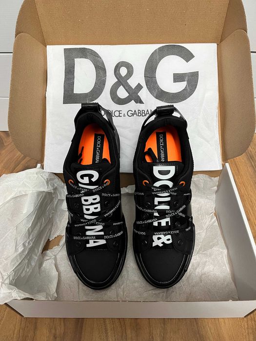 ->PREȚ NEBUN<- Adidasi~sneakers low-top~pantofi casual-elegant Dolce Gabbana D&G (dustbag inclus/Livrare cu verificare)