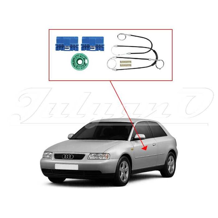 Ремонтен комплект за ел. машинка за стъкло за AUDI A3 8L (96-03г.)