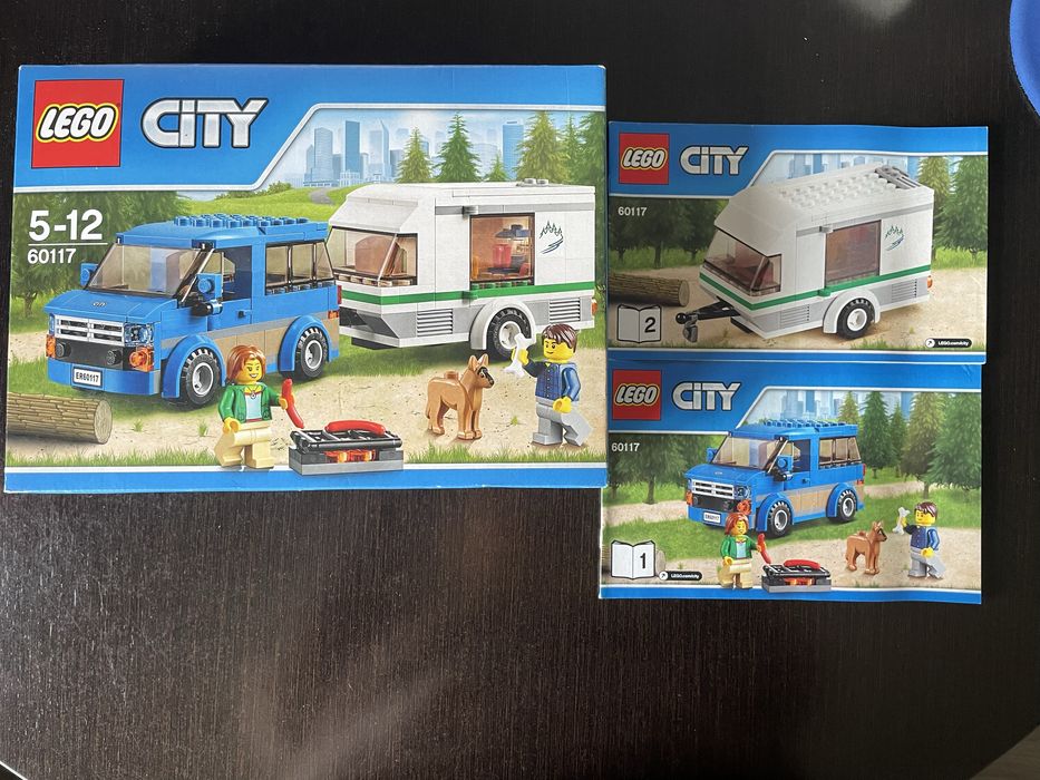 LEGO- 60117 City Furgoneta si rulota, 5-12 ani