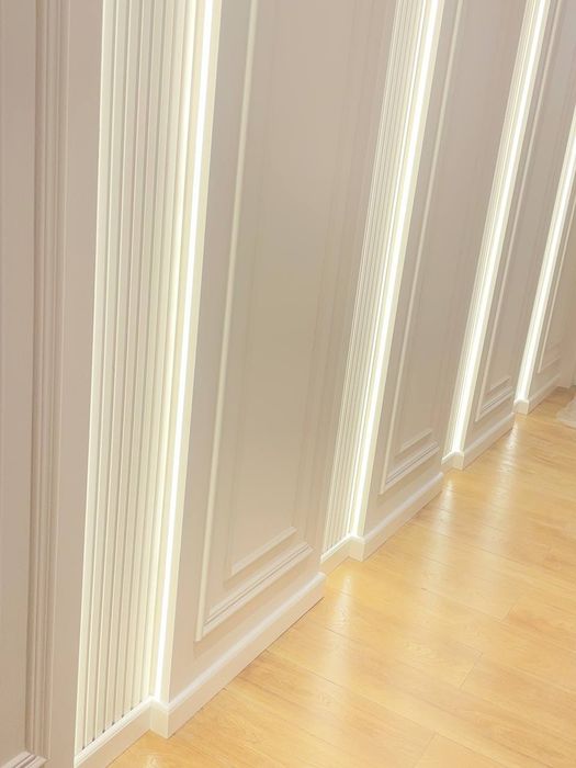 Плинтус установка мдф