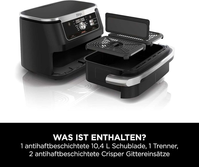 Фритюрник/ Airfryer Ninja Foodi FlexDrawer AF500EU с две отделения