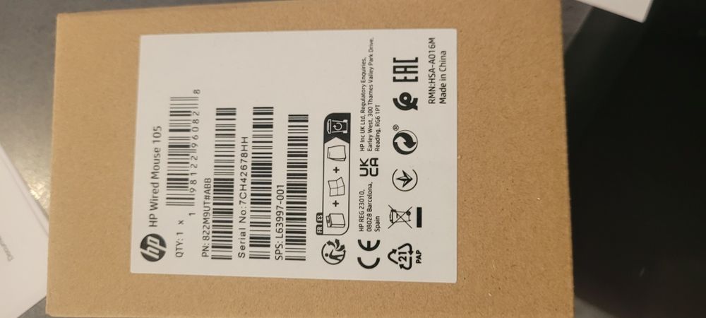 Mouse hp wired 105