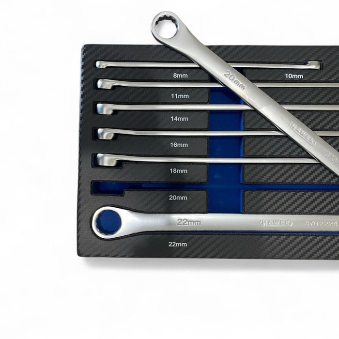 Ключ звезда-дълги прави 7части 8-24мм HAWEK