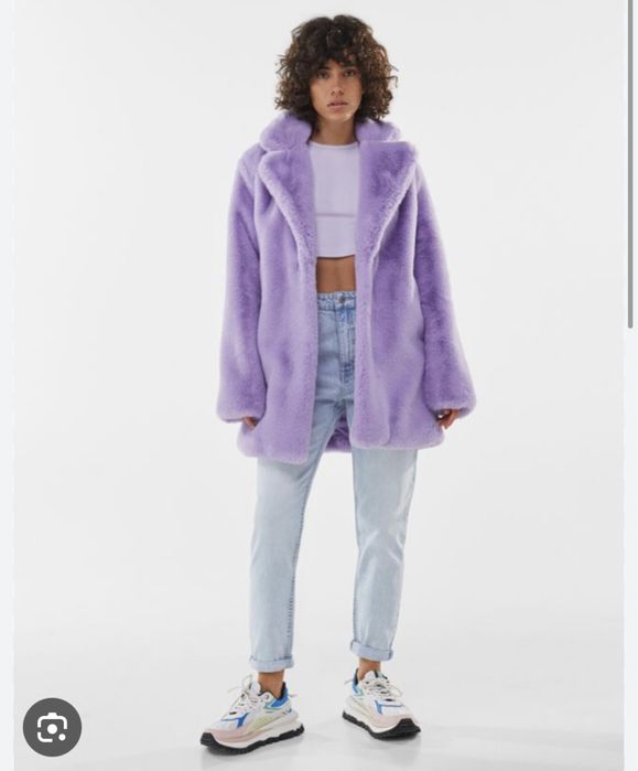 НАМАЛЕНИЕ! Плюшено палто Bershka