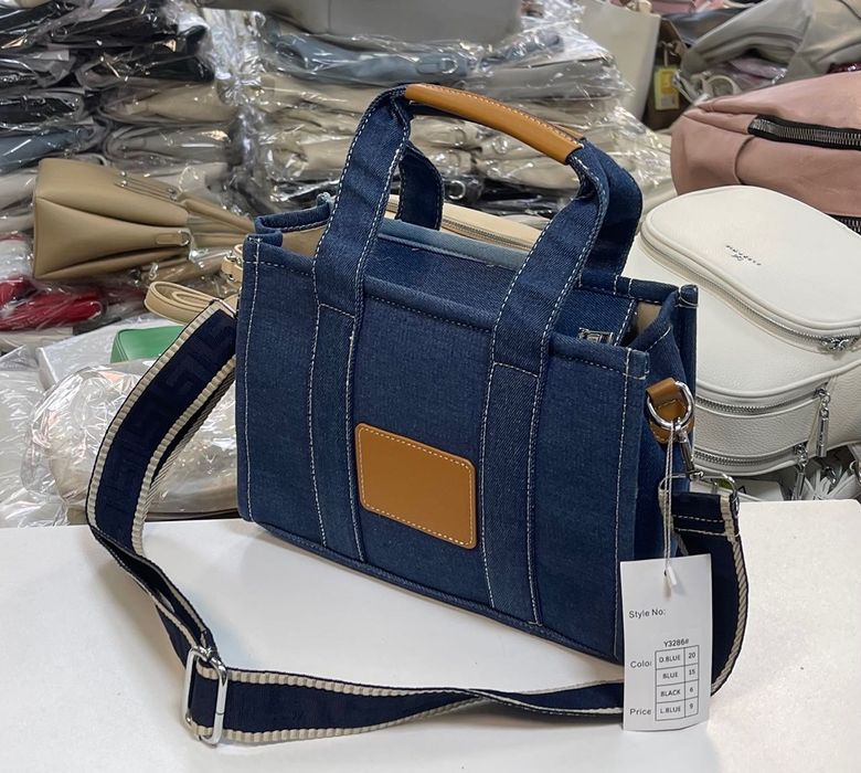 Мини Дамска дънкова чанта The Tote Bag