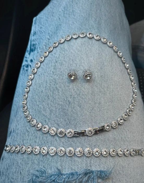 Swarovski angelic set колие огърлица сет гривна