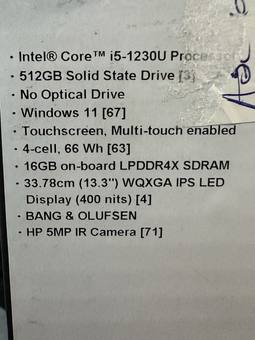 Leptop Hp Envy x360 i5