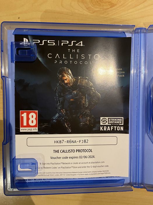 Игра За PS5 The Callisto Protocol