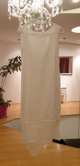 Rochie alba model deosebit, ZIGGO