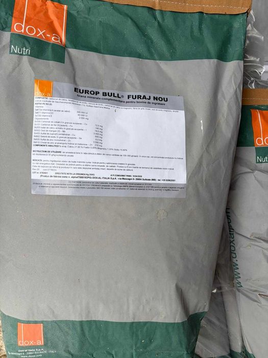 Integratori pentru suplimentarea furajului