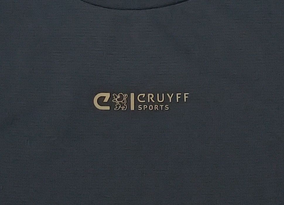 Cruyff Shirt оригинална тениска ръст 140-152см черна спорт фланелка