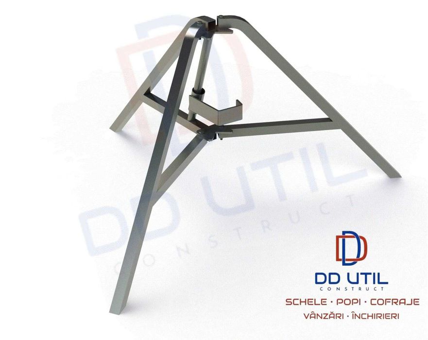 Montanti profil U cu cioc 50 cm, 100 cm pene, fluturasi, distantieri