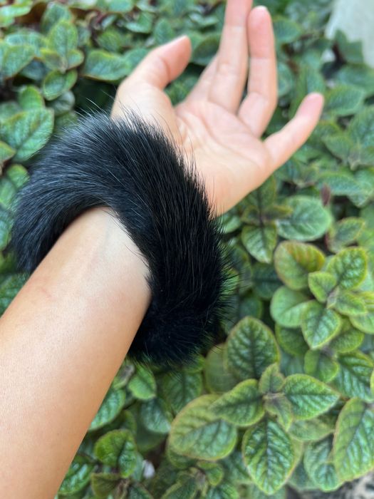 Винтидж гривна от естествена кожа