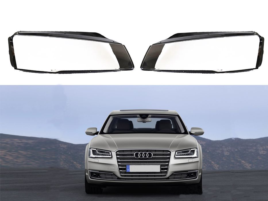 Стъкла за фарове на Audi A8 D4 Facelift