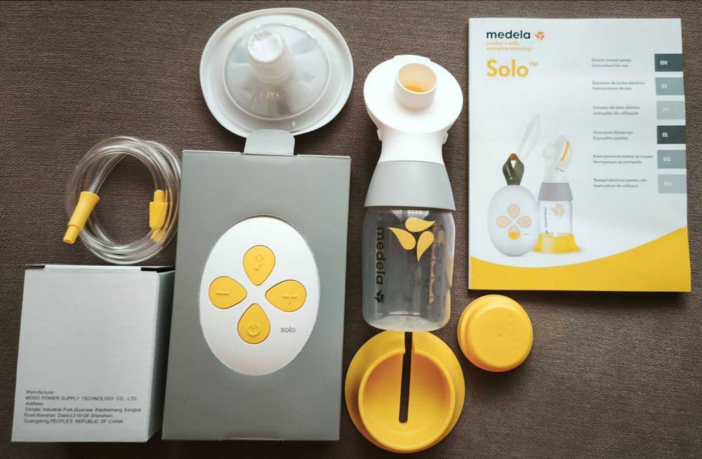 Електрическа двуфазна помпа за кърма Medela - Solo + много подаръци