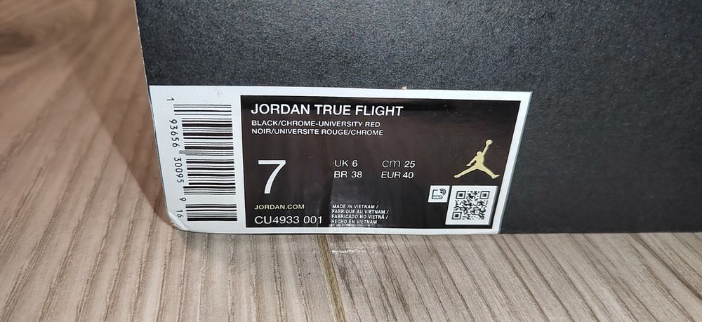 Nike Jordan True Flight, номер 40