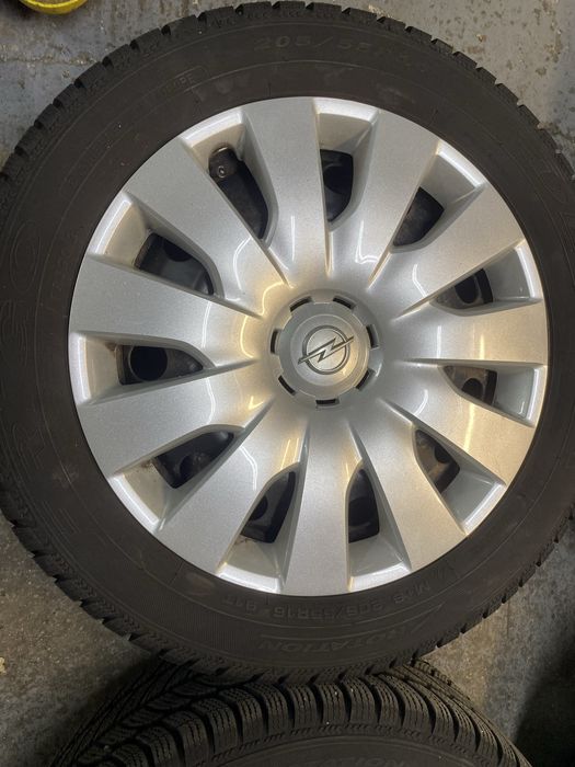 Jante 16 roti iarna Opel Astra H 4x100 205/55R16 Debica Frigo
