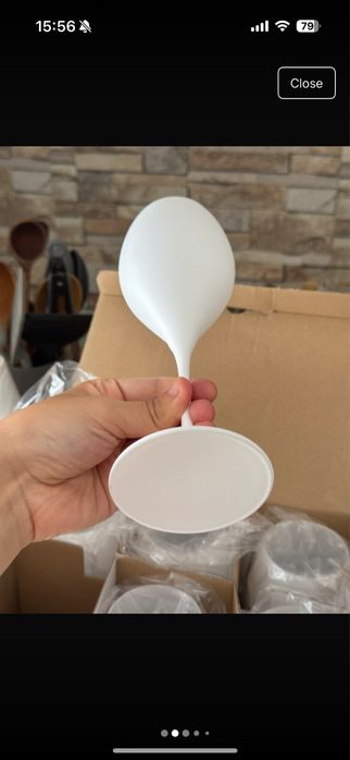 Set pahare cocktail albe