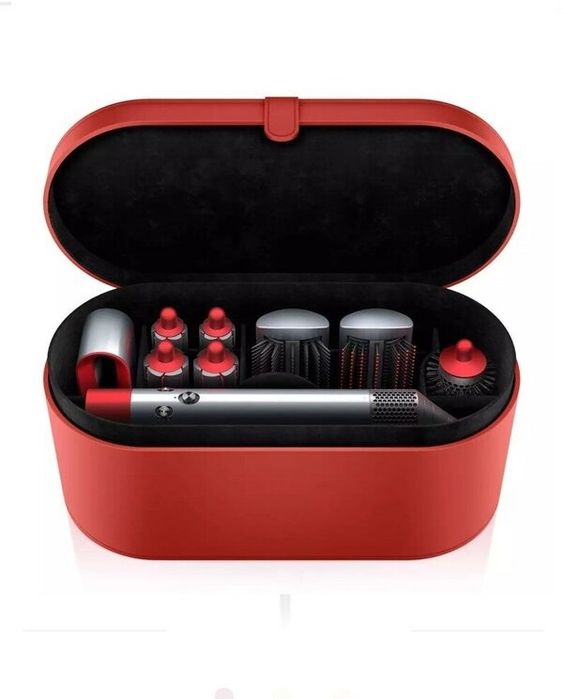 Стайлер Dyson HS01 Airwrap Complete nikel/red , CN c дорожным чехлом.