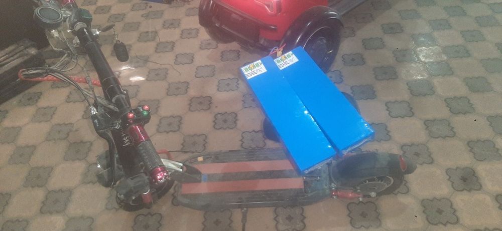 Velasiped Skutr samakatlaga Litiion akumlyator batareyalari 36 48 6